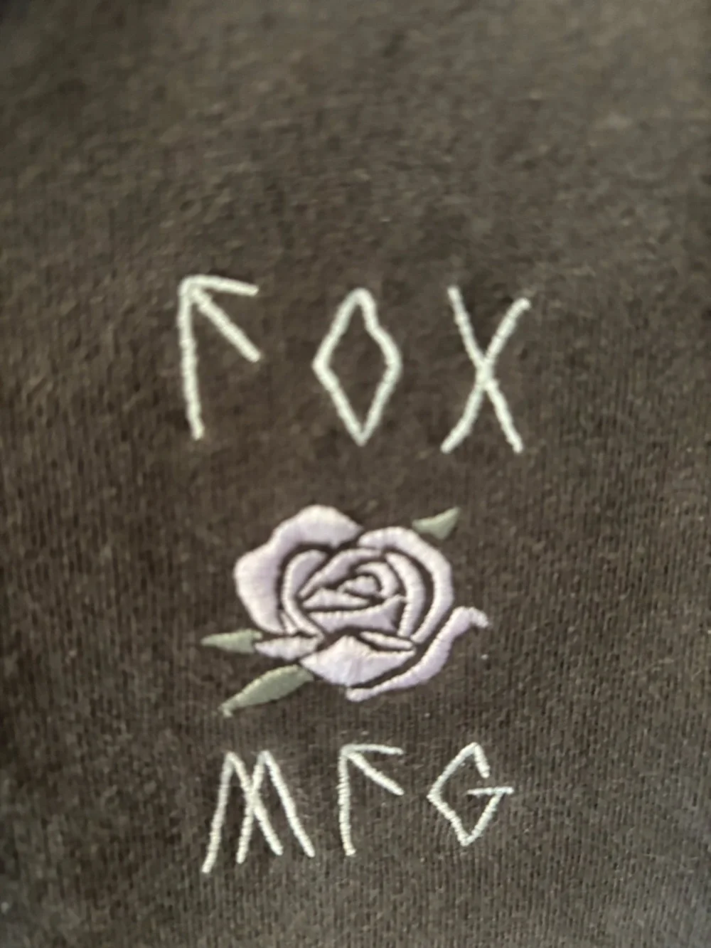 Fox Racing Womens Gray Hoodie Born from Dirt Raised on Fumes Rose Graphic - Picture 4 of 6